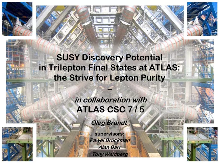 susy discovery potential susy discovery potential in