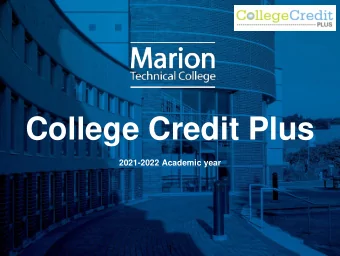 College Credit Plus  2021-2022 Academic year  1 CCP Admission Steps  Follow the following steps!