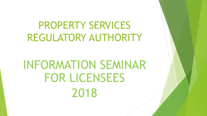 information seminar