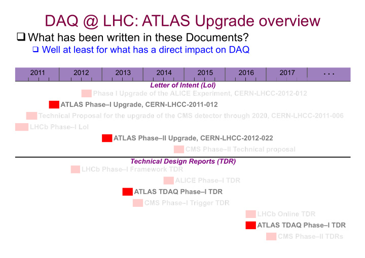 daq lhc atlas upgrade overview