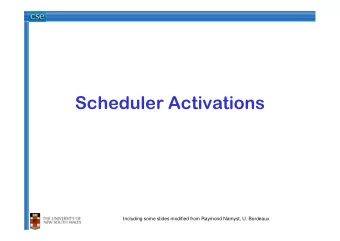 Including some slides modified