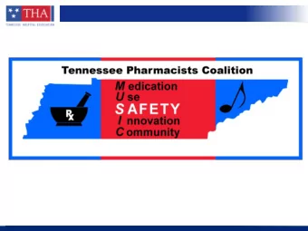 Antibiotic Stewardship:  The Current State in Tennessee  Jeff Binkley, PharmD, BCNSP, FASHP
