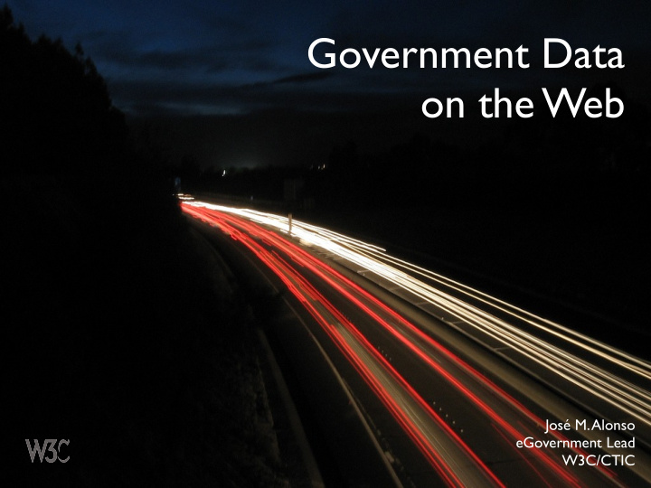 government data on the web