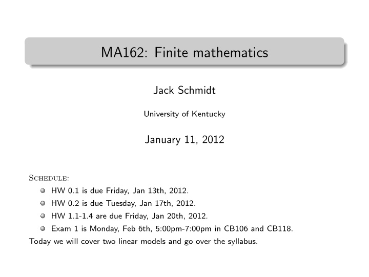 ma162 finite mathematics