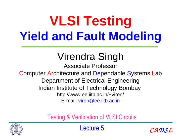 vlsi testing