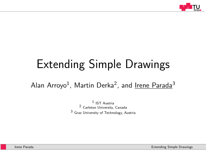 extending simple drawings