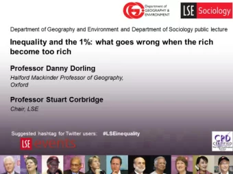 rich  Danny Dorling  University of Oxford  London School of Economics Lecture, Oct 7 th , 2014