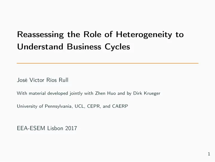 reassessing the role of heterogeneity to understand