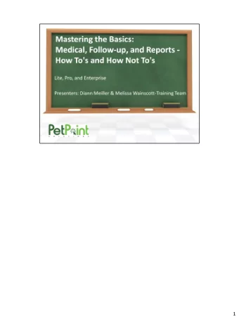 1  2  Before we begin, it will be helpful to define what the follow up module was built for.  We