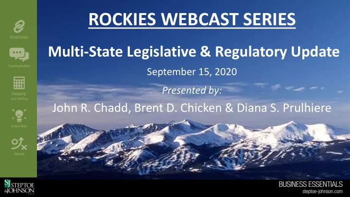 rockies webcast series