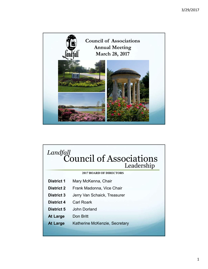 council of associations