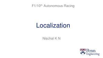 Localization  Nischal K N  System Overview  Mapping  Hector Mapping  Localization  Path  Planning