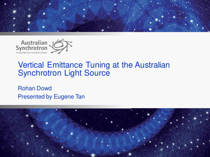 synchrotron light source