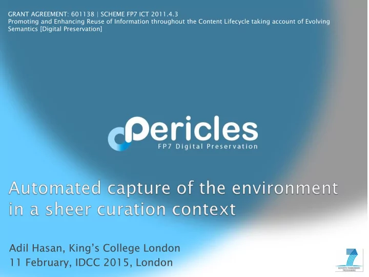 11 february idcc 2015 london