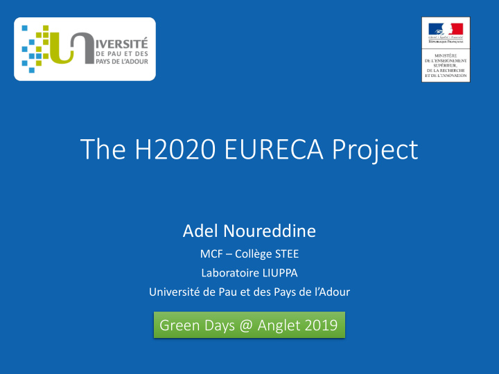 the h2020 eureca project