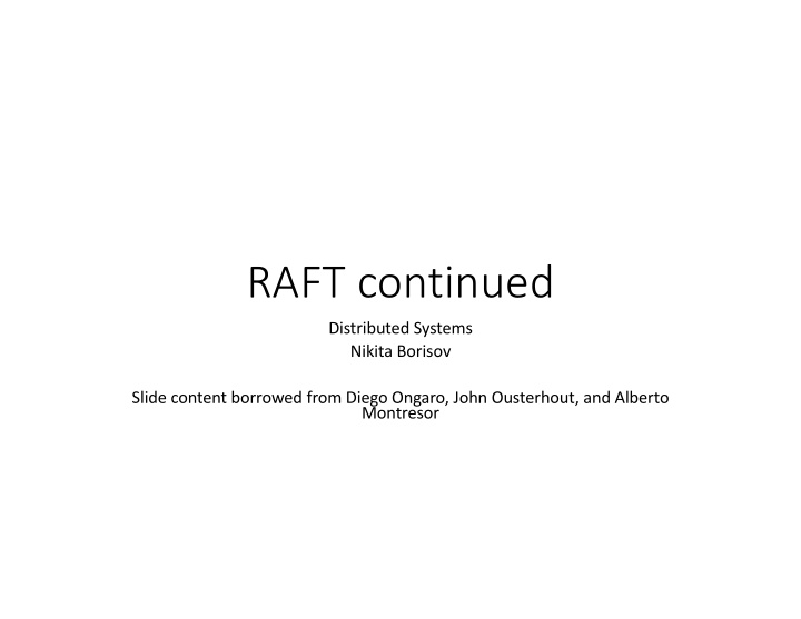 raft continued