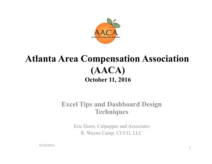 atlanta area compensation association aaca