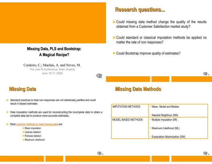 research questions research questions