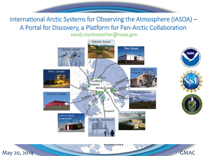 how why is the arctic changing integrate iasoa datasets