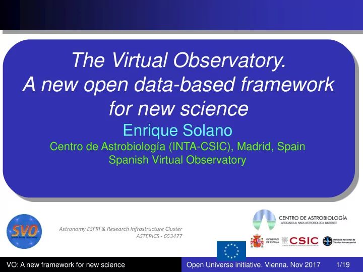 the virtual observatory