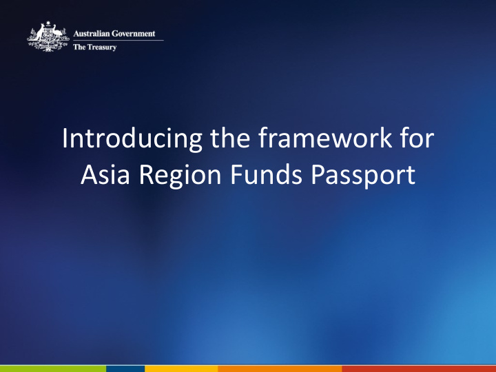 asia region funds passport summary