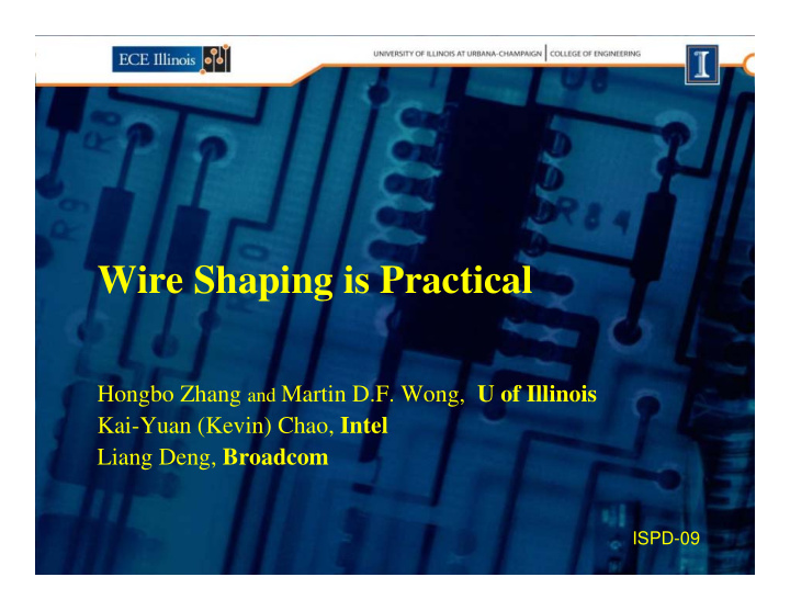 wire shaping is practical