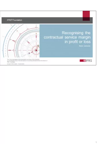 1  Further information:  go.ifrs.org/IFRS-17-implementation and  IFRS 17 webcasts YouTube playlist: