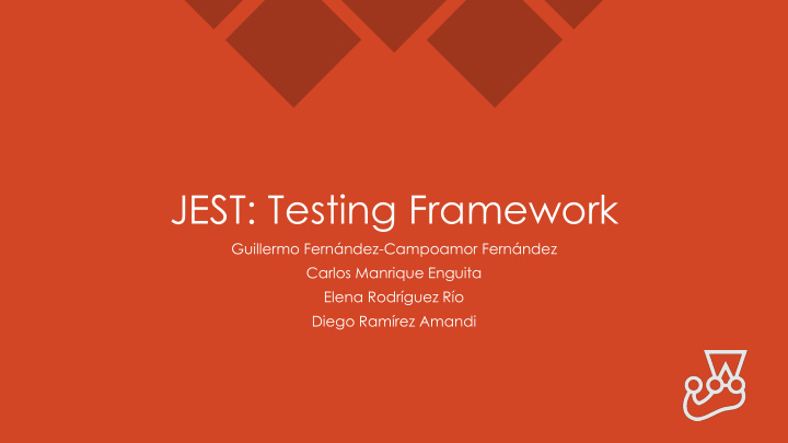 jest testing framework