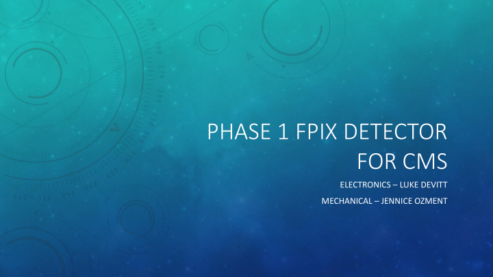 phase 1 fpix detector