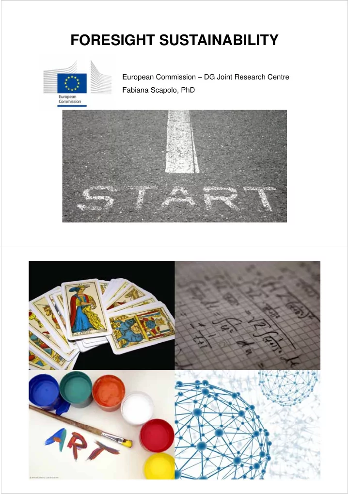 foresight sustainability