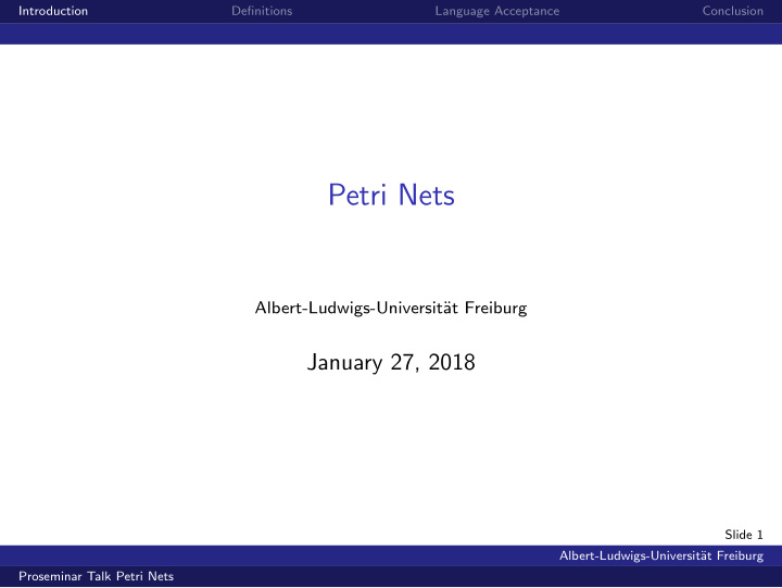 petri nets