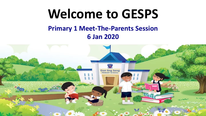 welcome to gesps