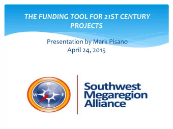 Why New Funding Tools Are Needed  Rebuilding Californias Infrastructure is estimated to cost