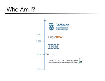 Who Am I?   2015    2014    (Ph.D.)    2008    2000     Melbourne, VIC,
