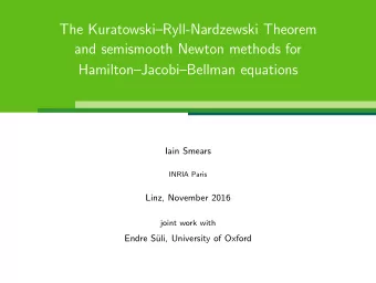 The KuratowskiRyll-Nardzewski Theorem  and semismooth Newton methods for
