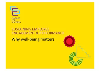 Why  well-being  ma@ers      WELL-BEING  MATTERS    EVIDENCE