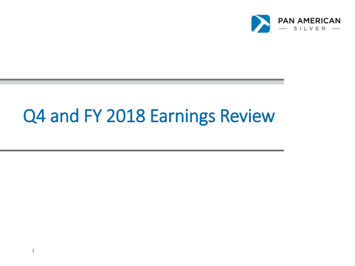 q4 and fy 2018 earnings review