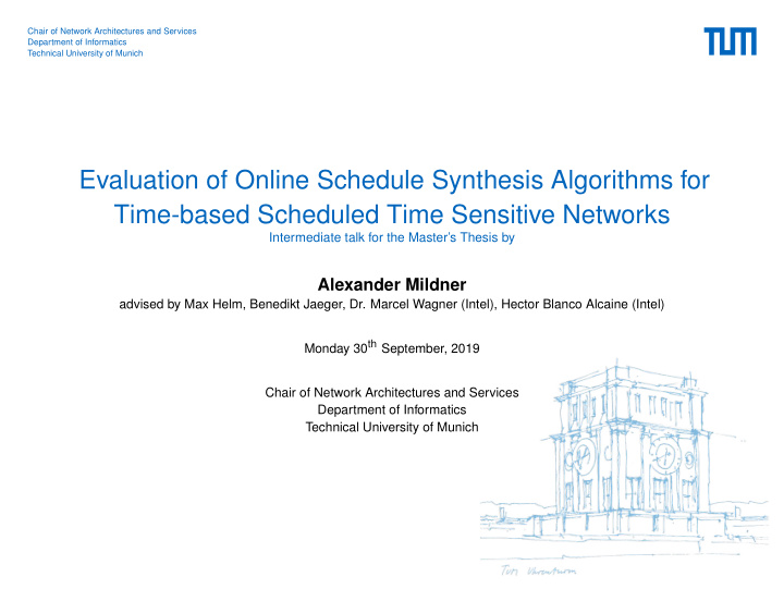 evaluation of online schedule synthesis algorithms for