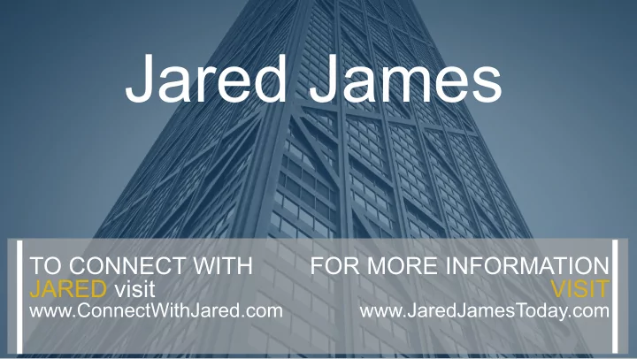 jared james