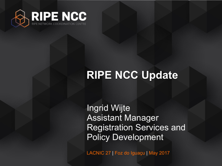 ripe ncc update