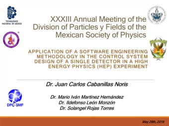 XXXIII Annual Meeting of the  Division of Particles y Fields of the  Mexican Society of Physics
