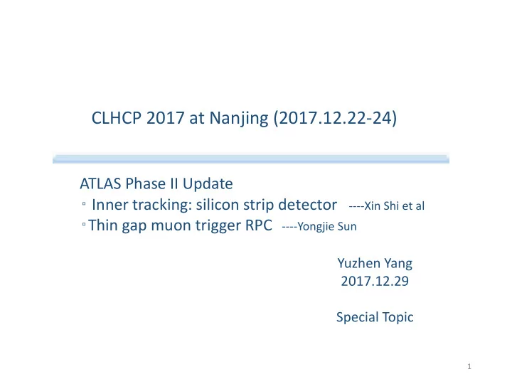 clhcp 2017 at nanjing 2017 12 22 24