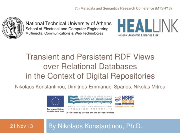 in the context of digital repositories