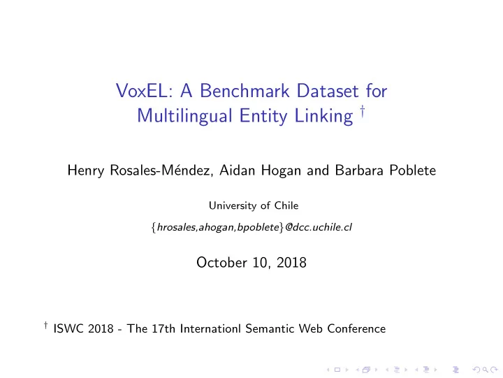 voxel a benchmark dataset for