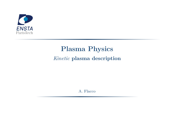 plasma physics