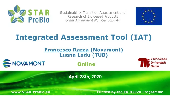 integrated assessment tool iat