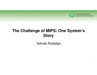 the challenge of mips one system s story