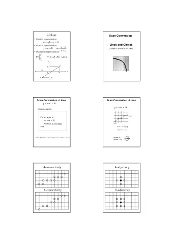 4-connectivity  4-adjacency  8-connectivity  8-adjacency  An 8-conncected closed  A 4-connected