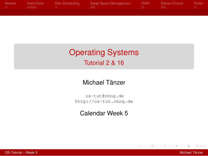 operating systems