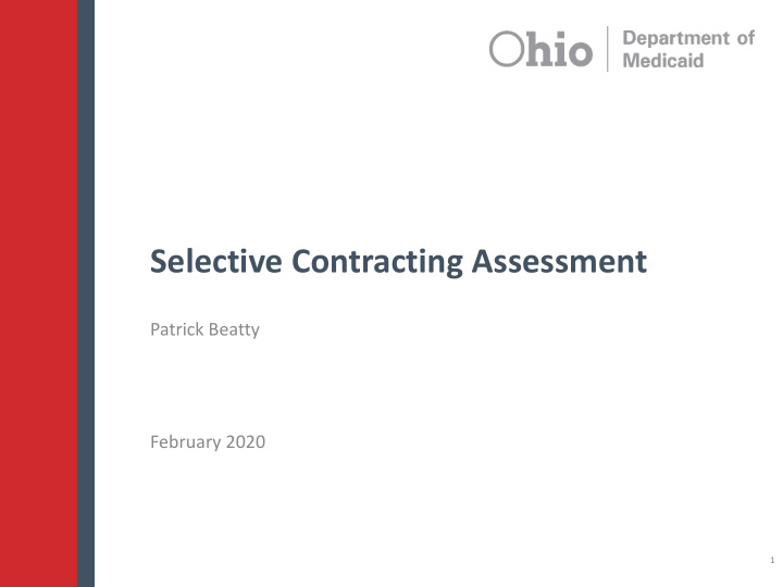 selective contracting assessment